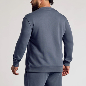 Sweat-shirts pour hommes en coton mélangé de haute qualité, design élégant, couleur unie, sweat-shirts basiques en coton mélangé pour hommes - Product Image 2