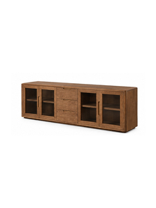 Muebles de madera modernos para una sala de estar estética, ideal para una casa de ensueño con sistema de almacenamiento y gabinetes para TV. - Product Image 5
