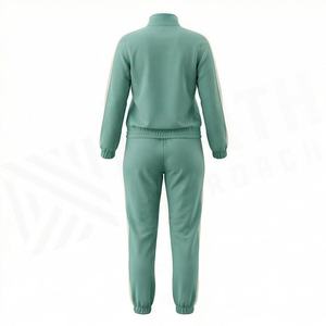 Conjunto deportivo retro para mujer de marca privada, ropa deportiva para athleisure, proveedor de fábrica OEM al por mayor - Product Image 1