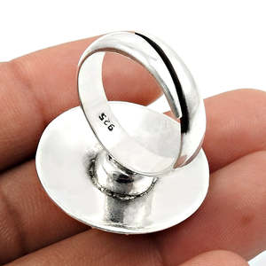 Excellent Quality Women's 925 Sterling Silver <b>Adjustable</b> <b>Ring</b> For Party Or Gift Pretty Handmade Wholesale Bohemian Jewelry - Product Image 2