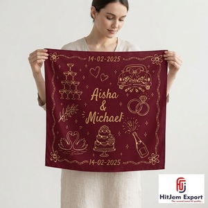 Pañuelo Cuadrado Estampado Premium con Sensación de Seda, Chal, Pañuelo para la Cabeza, Fabricante Textil OEM ODM, Proveedor de Servicios de Tejidos Personalizados - Product Image 3