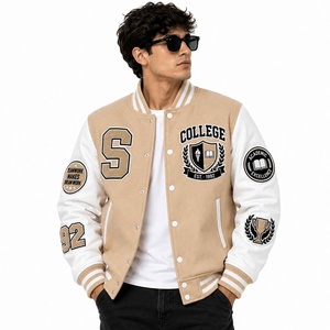 High Quality Letterman Varsity <b>Jackets</b> Wool Body Genuine Long Sleeves Winter Wear <b>Smart</b> and Stylish <b>Men</b> Varsity <b>Jacket</b> - Product Image 3