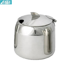 Vente en gros de conteneurs de stockage de sucre de cuisine de haute qualité en acier inoxydable hôtel restaurant organisateur design de fantaisie logo personnalisé - Product Image 5