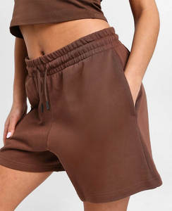 Short de motard respirant pour femme taille haute avec tissu en toile de ceinture pour l'entraînement, le yoga-Vente en gros en vrac - Product Image 1