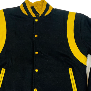 Chaqueta Varsity Regular para Hombre, Oversize, de Invierno, Transpirable, Casual, con Parches, Estilo Urbano, de Lana, OEM, con Bordados Personalizados y Cintas, con Calefacción - Product Image 5