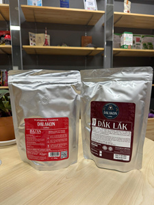 Café Molido Tostado Francés Taste Dalakon Bazan, AMARGO, Bolsa con Cierre Hermético de 500g, Origen Premium Vietnam, 1% de Contenido de Cafeína, Liberica - Product Image 3