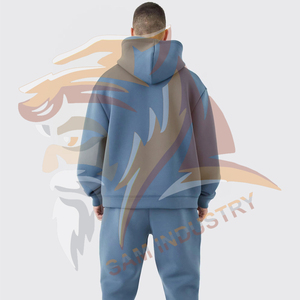 Sudaderas con Capucha Oversize de Estilo Urbano, Personalizadas, de Gran Gramaje, con Hombros Caídos, Nuevo Estilo para Hombre, Venta al por Mayor - Product Image 2