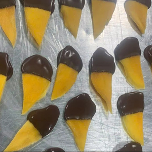 Mangues séchées enrobées de chocolat de qualité supérieure, mangues déshydratées du Vietnam, collation sucrée, fabricant, qualité d'exportation - Product Image 1