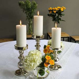 Golden Aluminium Candle <b>Stand</b> With <b>Glass</b> top Customized Metal Candle <b>Holder</b> For Home & Event Decoration Christmas Candle <b>Holders</b> - Product Image 4