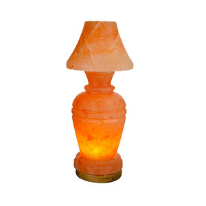 Lampe de table LED artisanale en sel de l'Himalaya, écologique et naturelle, pour la méditation dans la chambre et la décoration intérieure - Product Image 3