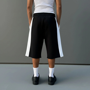Shorts d'été décontractés pour hommes, style urbain, très tendance, respirants, écologiques, 100 % coton, taille élastique, service OEM - Product Image 3
