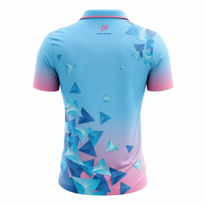 Camiseta Deportiva Polo Sublimada con Logotipo Personalizado, de Secado Rápido y Transpirable, Uniforme para Equipos de Golf y Tenis, Camiseta Atlética para Hombre, Venta al Por Mayor - Product Image 2