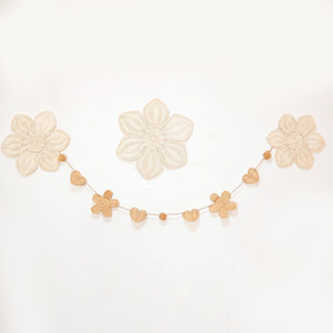 Handbraided rattan <b>christmas</b> garland nature inspired garlands holiday decoration accessories - Product Image 3