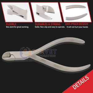 Coupe-épingles et coupe-fils manuels en acier inoxydable couleur unie personnalisés - Vente en gros sous marque privée pour usage médical, orthopédique et chirurgical - Product Image 6
