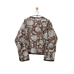 100% Cotton <b>Quilted</b> Gudri Women Vintage Style Reversible Eco-Friendly Floral <b>Pattern</b> Lightweight Comfortable Durable <b>Jacket</b> - Product Image 6