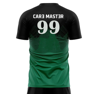 ชุดฟุตบอลแบบกำหนดเอง เสื้อและกางเกงขาสั้น ชุดกีฬา แห้งเร็ว ระบายอากาศได้ดี พร้อมการพิมพ์แบบ Sublimation - Product Image 5