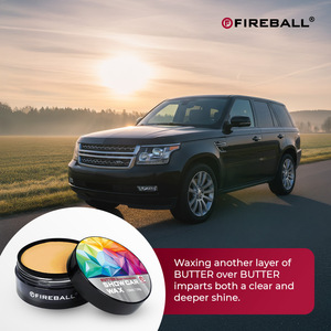 Cire à beurre FIREBALL Premium 150ml pour toutes les couleurs de peinture - Application lisse, brillance élevée pour une protection longue durée - Product Image 2