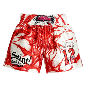 Shorts de Muay Thai personnalisés avec logo, satin premium, short de kickboxing, fabrication OEM, marque privée, fabricant de shorts de combat MMA, vêtements de boxe en gros - Product Image 1