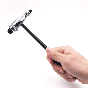 Marteau réflexe en acier inoxydable, manuel, avec brosse intégrée, équipement de test de réponse cutanée, pour hôpital, par Dentavex - Product Image 5