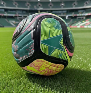 WEMBLEY SPORTS Ballon de football inspiré de la Ligue des Champions 2026 Coupe des Trois Nations Taille 5 en cuir cousu à la machine étanche à l'air - Product Image 6