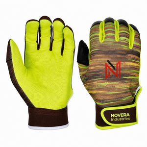 ถุงมือฝึกซ้อมเบสบอลแบบกำหนดเอง ถุงมือกีฬาหนังสังเคราะห์ที่ทนทาน - Product Image 5