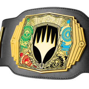 Custom Magic-Themed Championship Belt Exclusive High-Quality Title Belt with Colorful Design Ideal for Collectors and Events - Product Image 2