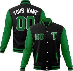 Veste de baseball universitaire vintage pour homme, imperméable, respirante, haute qualité, services OEM, couleur et logo personnalisés - Product Image 5