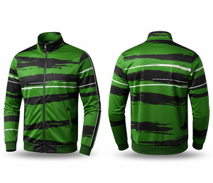 Veste à fermeture éclair intégrale par sublimation pour équipes et clubs, chaude, respirante, séchage rapide |   Tailles Hommes Femmes Jeunes |   Veste d'entraînement - Product Image 2