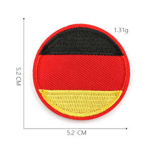 Parche de Nombre Bordado Personalizado al por Mayor con Cierre de Velcro y Adhesivo Termoadhesivo - Product Image 3