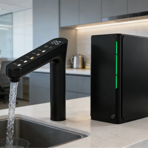 <span class=keywords><strong>Purificador</strong></span> <span class=keywords><strong>de</strong></span> <span class=keywords><strong>Agua</strong></span> por Ósmosis Inversa Direct High Flow 800G Slim RO con Grifo Inteligente con Pantalla y <span class=keywords><strong>Agua</strong></span> Caliente Instantánea <span class=keywords><strong>para</strong></span> Hogar y Oficina - Product Image 1