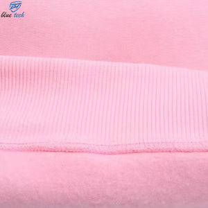 Custom Logo Women's Fleece <b>Tracksuit</b> <b>Set</b> <b>Pink</b> Zip Up Hoodie Loose Fit Sweatpants OEM ODM Sportswear Factory Wholesale - Product Image 5