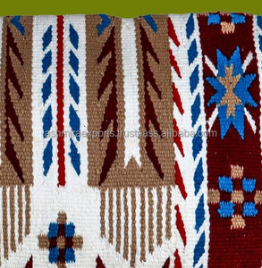 Tapis de selle multicolore 100 % laine de Nouvelle-Zélande style ranch occidental ASHMIRA EQUESTRIAN, tailles personnalisées, pour l'équitation – Nouveauté ! - Product Image 3