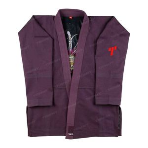Kimono de BJJ Unisex Trimmy Morado, 100% Algodón, 400g, Corte Regular, Talla Adulto, Logotipo en el Manga Izquierdo, Impresión Digital Duradera, Ropa de Artes Marciales - Product Image 6