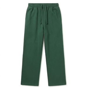 Pantalon de survêtement vert personnalisé pour homme – Vente en gros – Décontracté, ample, en molleton de coton – Coupe ample – Joggers de sport et de course - Product Image 1
