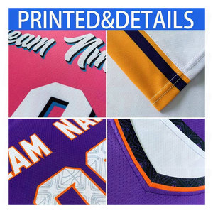 เสื้อบาสเก็ตบอลแบบกลับด้านได้สำหรับเด็กและผู้ใหญ่ พิมพ์ลายชื่อ เบอร์ ทีมโลโก้ ด้วยเทคนิค Hot Pressed ระบายอากาศได้ดี สองด้าน - Product Image 3