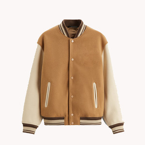 แจ็คเก็ตวาร์ซิตี้คุณภาพสูง ขายดีที่สุดประจำปี 2024 แจ็คเก็ตเลตเตอร์แมนขายส่งสำหรับผู้ชาย แจ็คเก็ตวาร์ซิตี้เลตเตอร์แมนแบบสั่งทำสำหรับผู้ชาย - Product Image 1