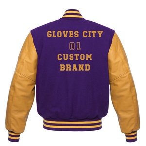 Hot Selling for <b>Wool</b> Sleeve Baseball Letterman Varsity Jacket for Adults Kids Custom Colors Eco-Friendly Front Wholesale - Product Image 3