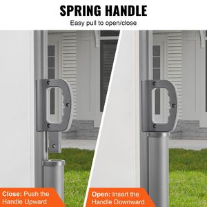 Tenda Laterale Retrattile in Alluminio per Esterni 71 x 236, Protezione Solare Impermeabile in Poliestere 280g con Protezione UV 30+ per Patio - Product Image 5