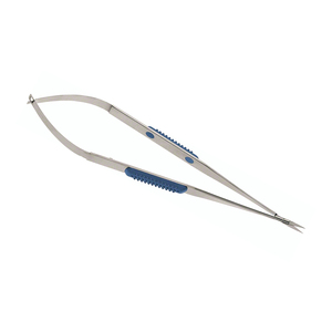 Precision German Stainless Steel Manual Micro Spring Scissors 4.5cm Curved <b>Edge</b> Surgical Microsurgery <b>Tool</b> - Product Image 5