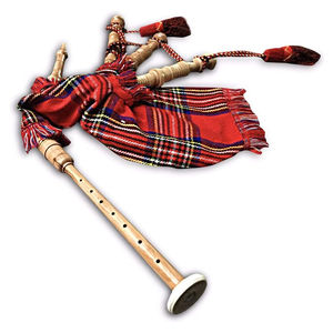 Housse de dudelsack en bois brun motif Tartan Royal avec cordon et rotule inclus – Prix usine – Personnalisable – Style Écossais des Highlands - Product Image 5