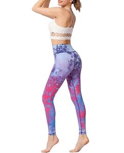 2024 Logo personnalisé Fitness vêtements de sport nouveauté course Yoga Leggings entraînement sport jambe large Bootcut pantalon femmes de haute qualité - Product Image 4