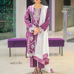 Ensemble shalwar kameez pakistanais pour femmes, en coton, kurta pyjama, tenue traditionnelle pakistanaise, shalwar kameez personnalisé avec dupatta - Product Image 1