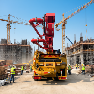 Bomba de hormigón Hamaq con pluma de 38m, 42m, 47m, 56m y potencia de 375kw, 321kw, 297kw, 261kw, 232kw, 202kw para construcción - Product Image 3