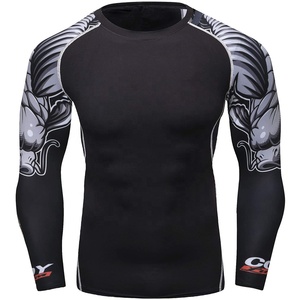 Vêtements de compression MMA pour femmes à manches longues, multicolores, personnalisables, avec protection solaire imprimée, vente chaude - Product Image 3