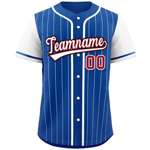 Camiseta de Béisbol de Primera Calidad con Botones, Tejido de Doble Punto, Estilo Retro, Etiquetas Personalizadas, Textura Suave, Impresión a Todo Color - Product Image 3
