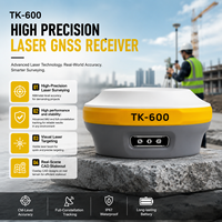 Penerima GNSS RTK Visual TK600 Dengan Pengukuran Visual Kamera Ganda dan Pengukuran Jarak Laser, Penerima GNSS Survei Kemiringan 60 Derajat, Base Rover