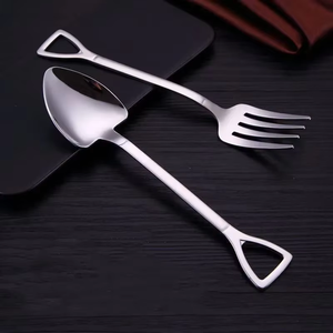 Best Selling Eco Friendly Wedding Mirror Polish Stainless Steel Long Handle Dinner <b>Spoon</b> for Food & Dessert Use - Product Image 3