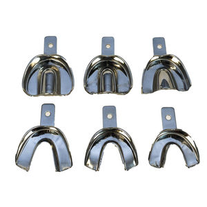 Bandejas de Impresión Dentales de Acero Inoxidable para Instrumentos Quirúrgicos Dentales, Bandejas para Dientes, Calidad Autoclavable - Product Image 4