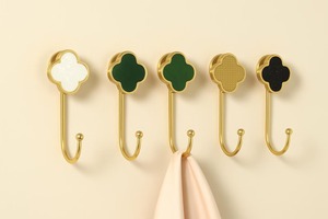 Contemporary Resin And Metal Wall <b>Hook</b> Decorative Designer Hanger Ideal <b>For</b> <b>Hanging</b> Jewelry Chains Belts And Daily Utility Item - Product Image 2