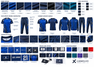 เสื้อยืดและกางเกงสำหรับเด็กเยาวชน ชุดกีฬาอีสปอร์ต |   การพิมพ์แบบซับลิเมชั่นสีน้ำเงินและรูปแบบสีที่หลากหลายหกสี |   ผู้ผลิต OEM ODM |   เอ็กซ์ สปอร์ตส์ ซิตี้ | - Product Image 4